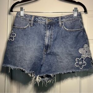 Hollister Juniors Shorts Sz 26 Ultra High Rise Vintage Relaxed Mom Shorts 3” Y2K